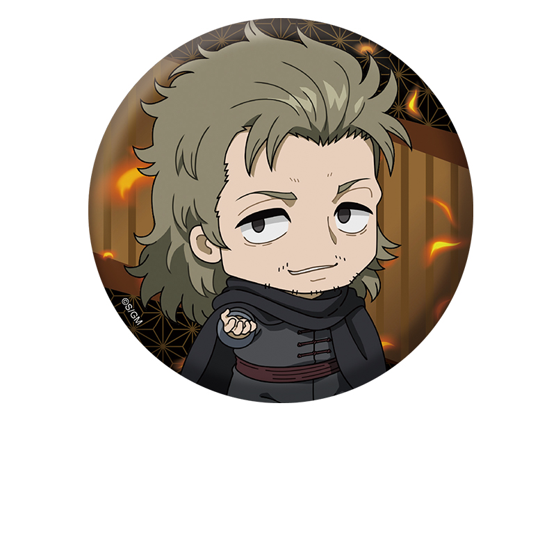 【ペンギンパレード】新劇場版 銀魂 -吉原大炎上- ぺたん娘缶バッジ 阿伏兎