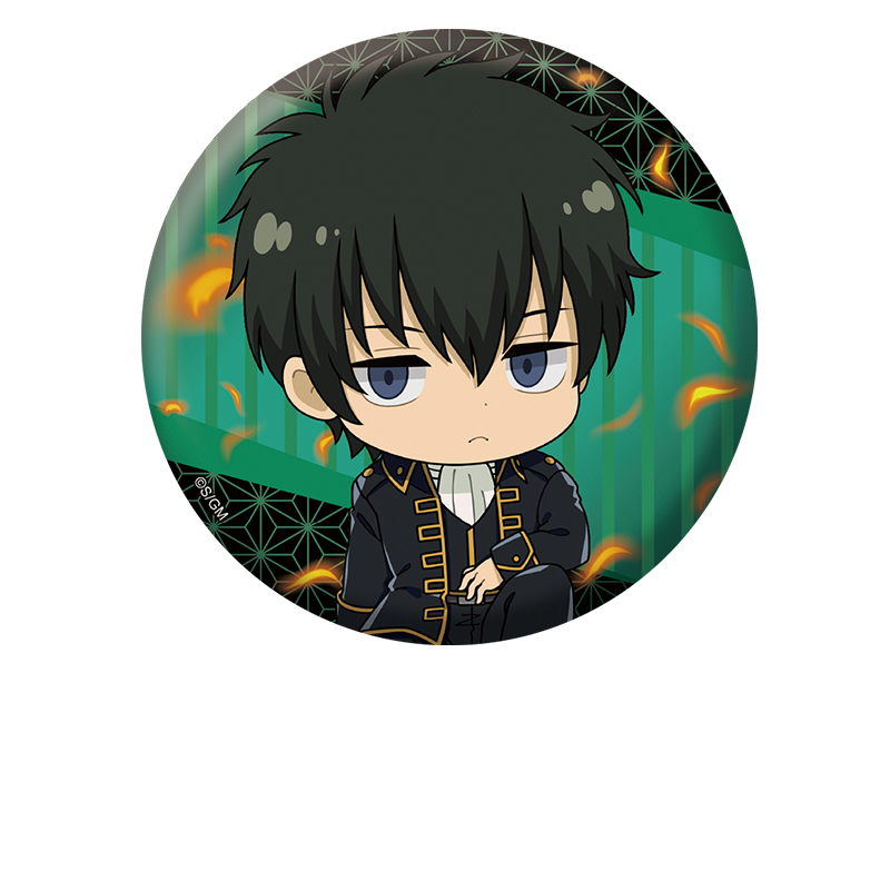 【ペンギンパレード】新劇場版 銀魂 -吉原大炎上- ぺたん娘缶バッジ 土方十四郎