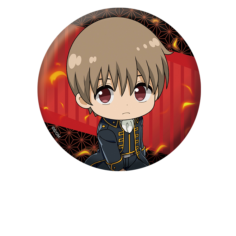 【ペンギンパレード】新劇場版 銀魂 -吉原大炎上- ぺたん娘缶バッジ 沖田総悟