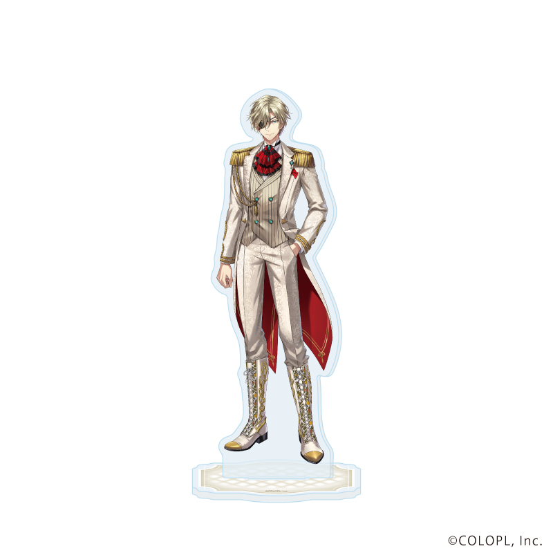 【A3】アクリルスタンド「クイズRPG 魔法使いと黒猫のウィズ」08/ディートリヒ ホワイトデーver.（描き下ろしイラスト）