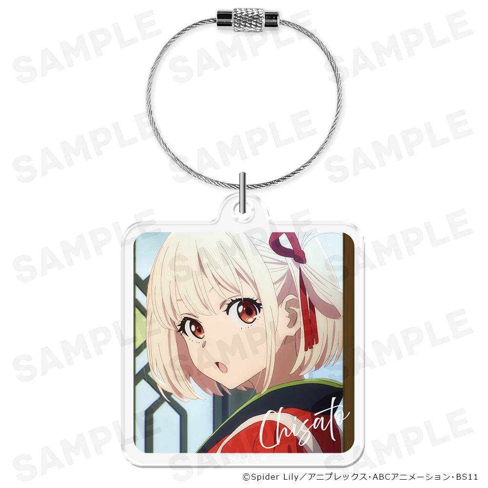 【アズメーカー】リコリス・リコイル アクリルキーリング 錦木千束