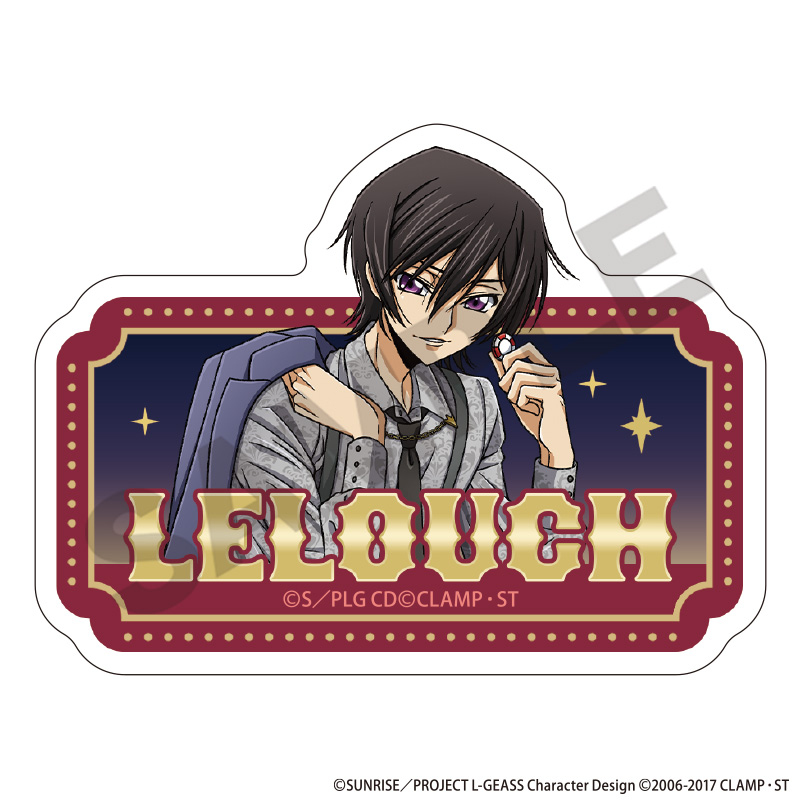 【クラックス】コードギアス 反逆のルルーシュ アクリルネームバッジ ルルーシュ カジノB