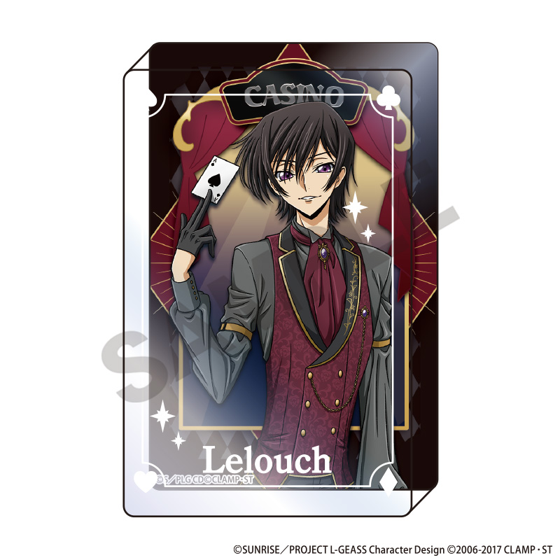 【クラックス】コードギアス 反逆のルルーシュ アクリルブロック ルルーシュ カジノA
