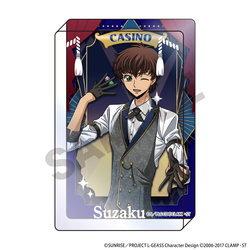 【クラックス】コードギアス 反逆のルルーシュ アクリルブロック スザク カジノB