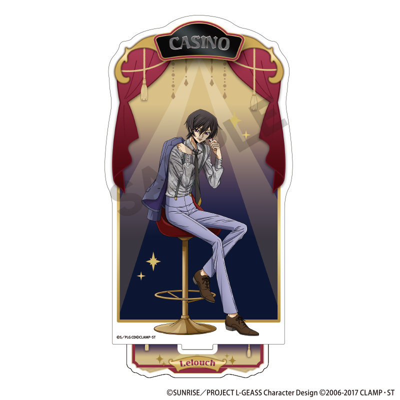 【クラックス】コードギアス 反逆のルルーシュ アクリルスタンド ルルーシュ カジノB