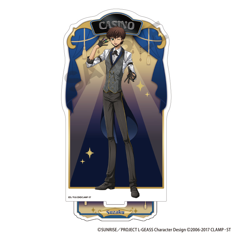【クラックス】コードギアス 反逆のルルーシュ アクリルスタンド スザク カジノB