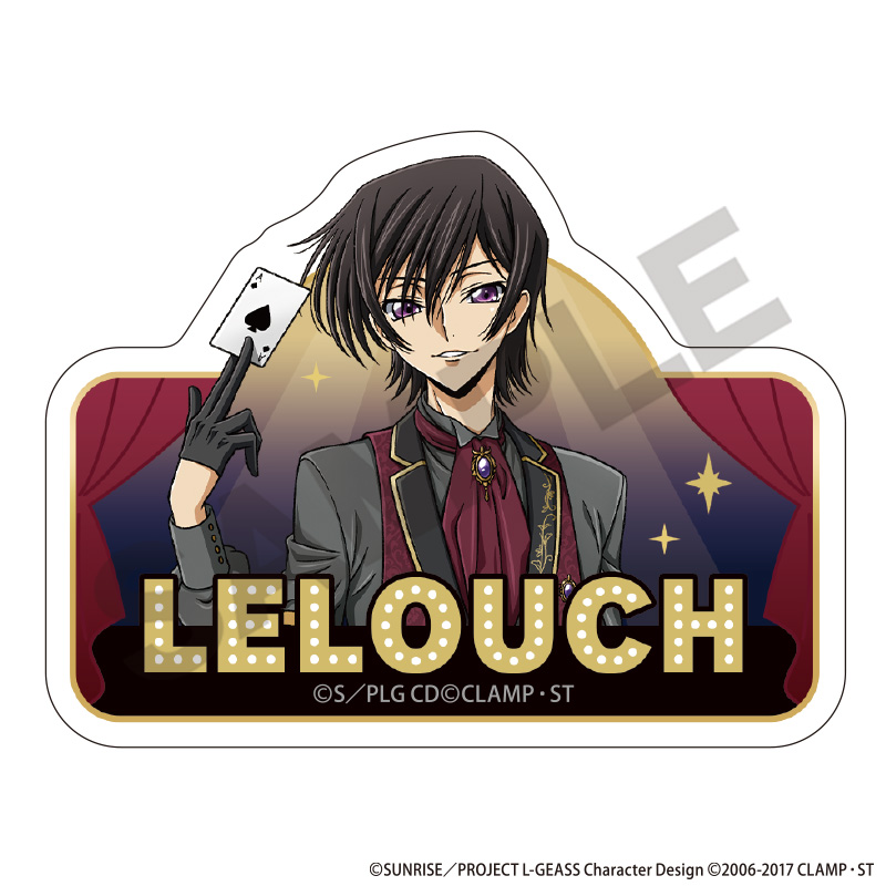 【クラックス】コードギアス 反逆のルルーシュ アクリルネームバッジ ルルーシュ カジノA