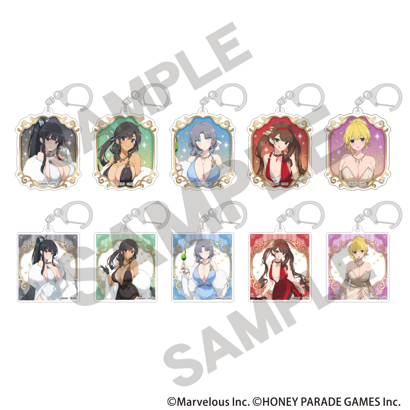 【クラックス】シノビマスター 閃乱カグラ NEW LINK トレーディングアクリルキーホルダー 1BOX入数：10