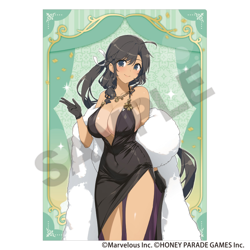 【クラックス】シノビマスター 閃乱カグラ NEW LINK シングルクリアファイル 焔 パーティードレス