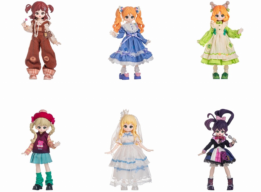 【SIMONTOYS】SIMONTOYS x Normal Puppy パッピーのカラフルクローゼットシリーズ トレーディングドール 1BOX入数：6