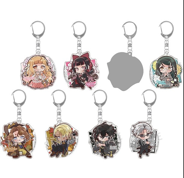 【タカラトミーアーツ】ぴた！でふぉめ春夏秋冬代行者 春の舞 トレーディングアクリルキーホルダー 1BOX入数：8