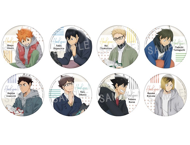 【タカラトミーアーツ】カラパレ ハイキュー！！ Shoesfitトレーディング缶バッジ 1BOX入数：8