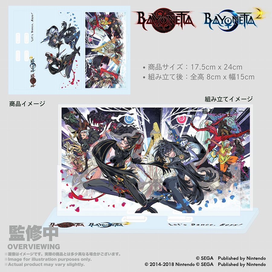 【いいじゃん】ベヨネッタ ジオラマアクリルスタンド 島崎麻里氏 ベヨネッタ 1&2記念アート