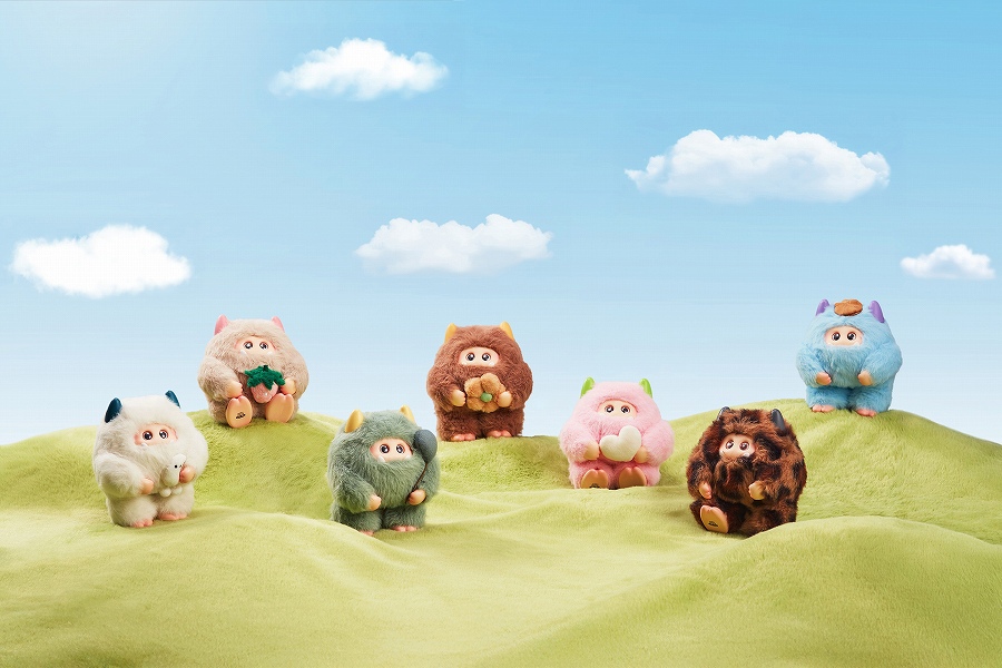 【OHKU】GIGGLE MONSTER マシュマロ・ドリームズ シリーズ ビニールぬいぐるみ ブラインドボックス 1BOX入数：6