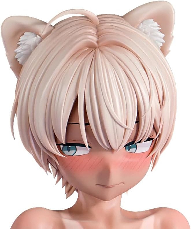 【インサイト】肉感美少年 スク水日焼けのケモ耳男子 ラオル 1/6スケール塗装済み完成品フィギュア