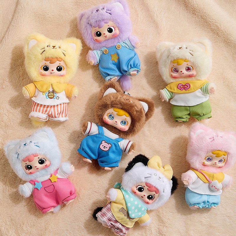 【MEI YI YOU ART TOY】MEI YI YOU ART TOY SAMUEL Happy Meow houseシリーズ トレーディングプラッシュ 1BOX入数：6