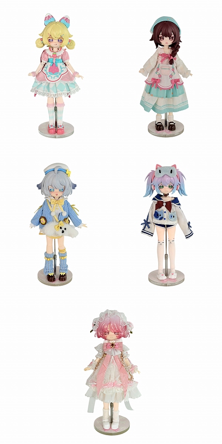 【M.W Culture】M.W Culture FLEEING STAR Wish Maiden（ウィッシュメイデン）シリーズ トレーディングドール 1BOX入数：4