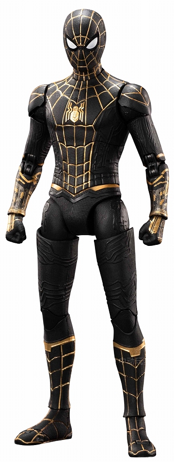 【ZD TOYS】スパイダーマン ブラック&ゴールドスーツ ノー・ウェイ・ホーム （7インチ Xシリーズ）