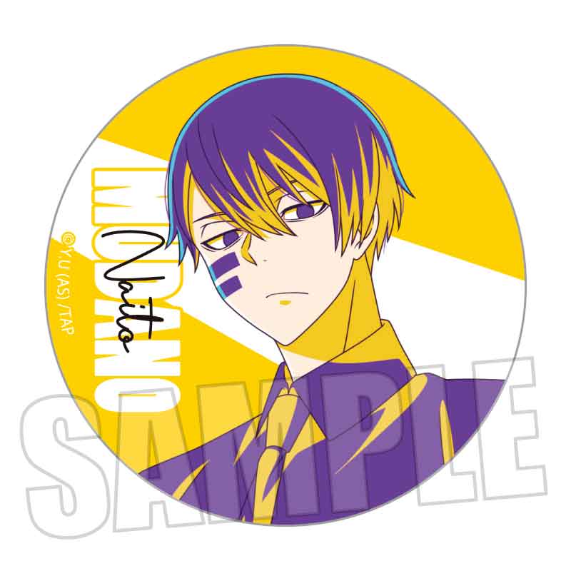 【ベルハウス】POP-TONE缶バッジ 桃源暗鬼/無陀野 無人A