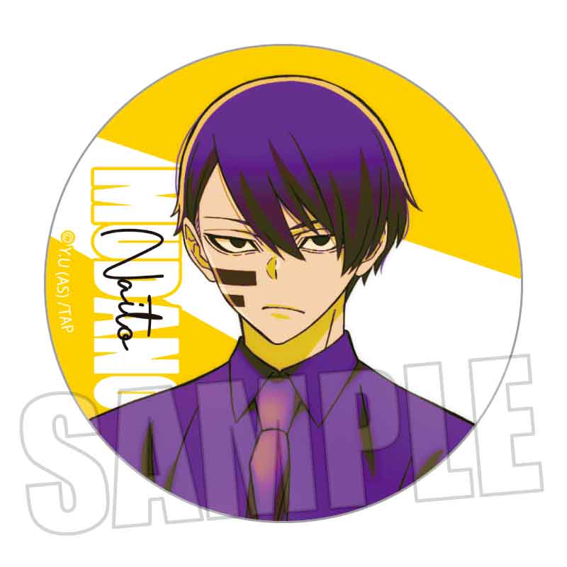 【ベルハウス】POP-TONE缶バッジ 桃源暗鬼/無陀野 無人B