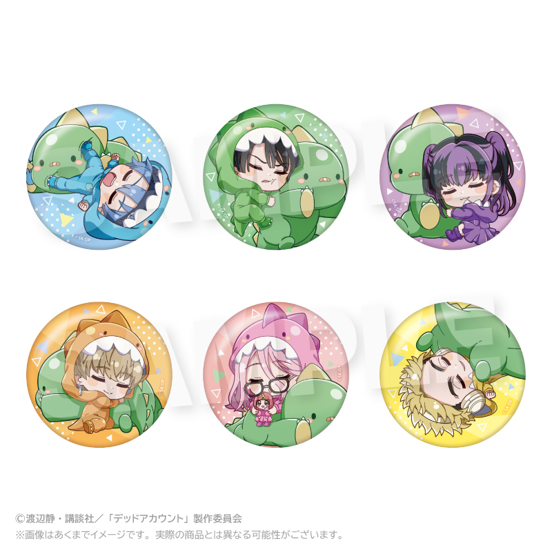 【Y Line】デッドアカウント ぎゃおコレ トレーディング缶バッジ 1BOX入数：6