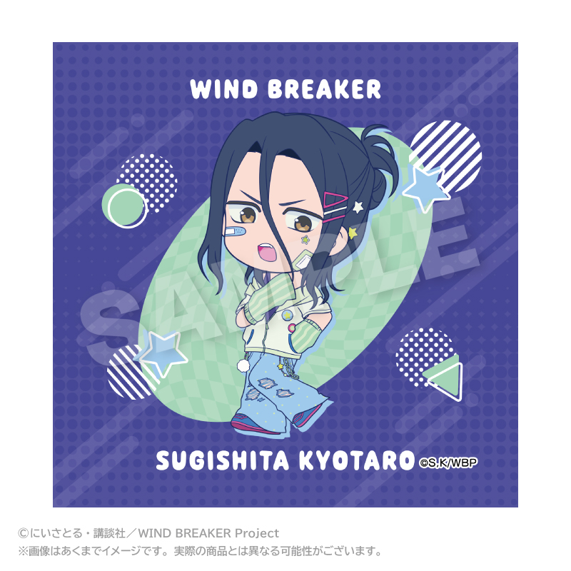 【ステラノーツ】WIND BREAKER ミニタオル vivid ver. 杉下 京太郎