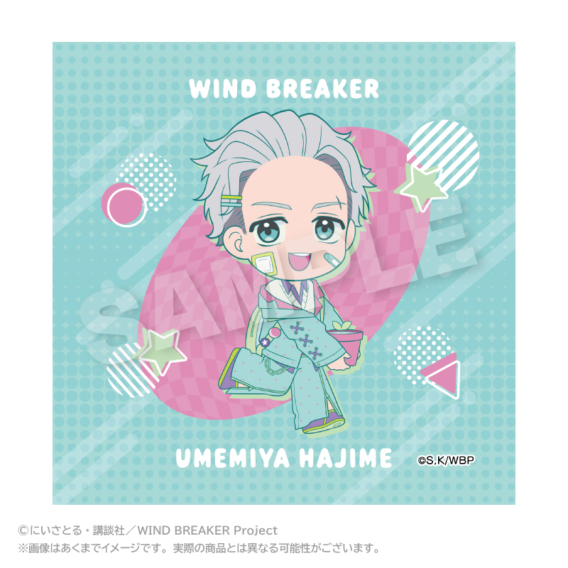 【ステラノーツ】WIND BREAKER ミニタオル vivid ver. 梅宮 一