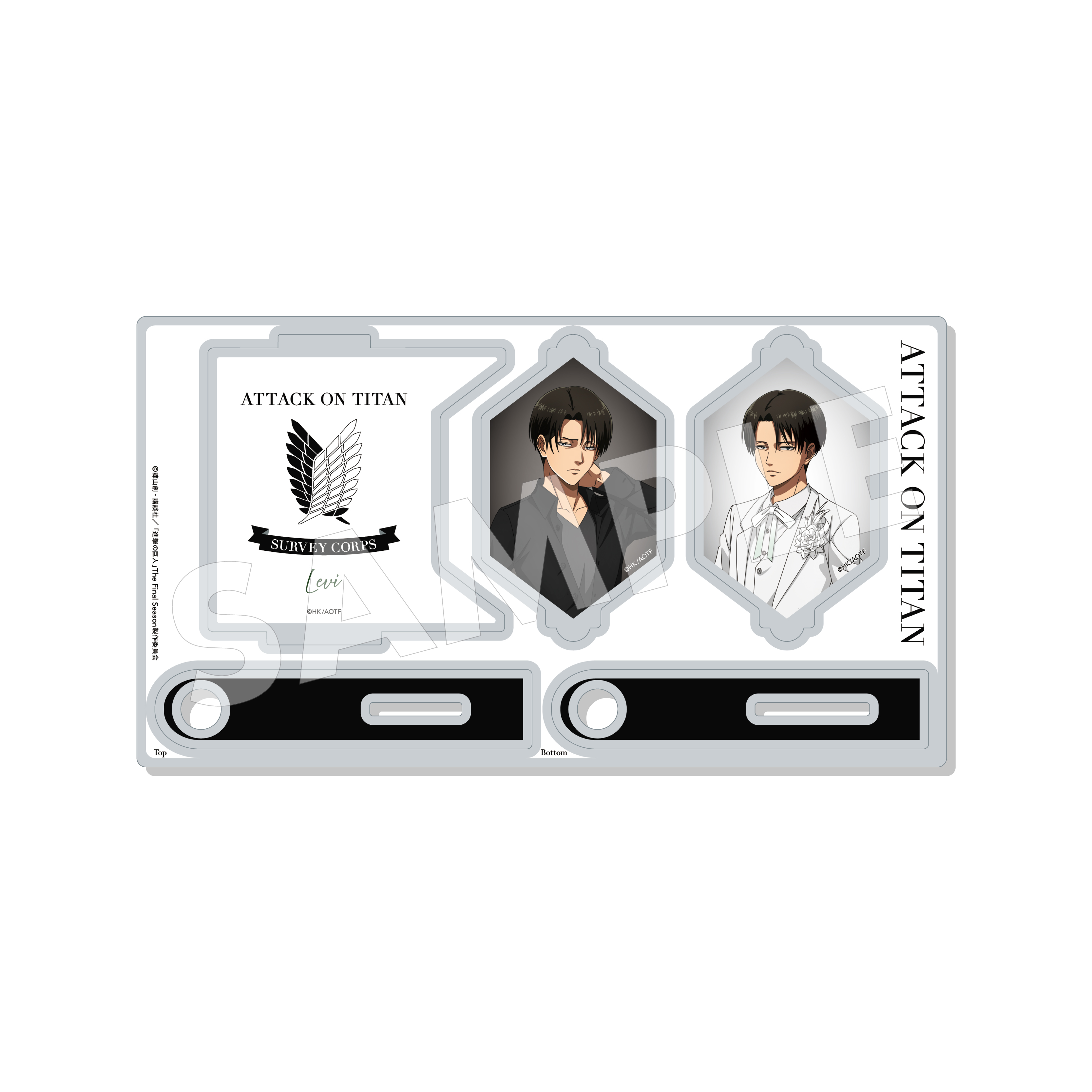 【CS.FRONT】進撃の巨人 Black & White ver. くるっとアクリルスタンド /02 リヴァイ