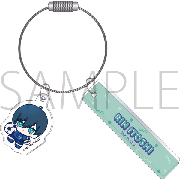 【ムービック】ブルーロック2期 2連アクリルキーホルダー/糸師 凛 ぬいパル すきっぷ