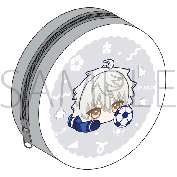 【ムービック】ブルーロック2期 まんまるポーチ/凪 誠士郎 ぬいパル すきっぷ