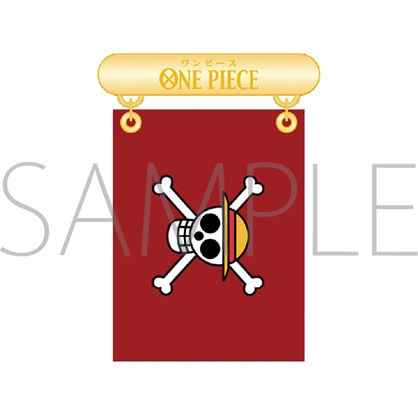 【ムービック】ONE PIECE フラッグバッジ/Vol.1 海賊旗 ルフィ