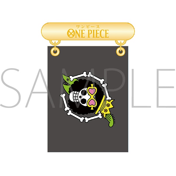 【ムービック】ONE PIECE フラッグバッジ/Vol.1 海賊旗 ブルック