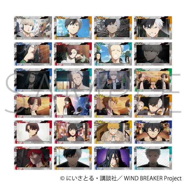 【ムービック】WIND BREAKER メモリアルクリアカードコレクション 1BOX入数：12