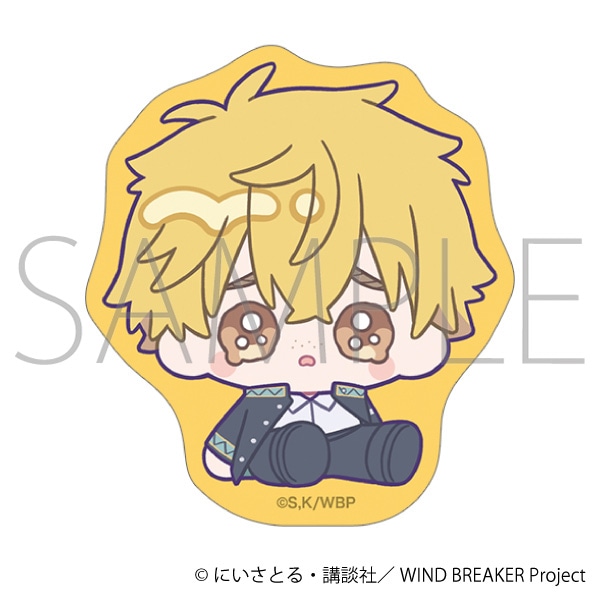 【ムービック】WIND BREAKER ステッカー/楡井 秋彦 みにぴえんず
