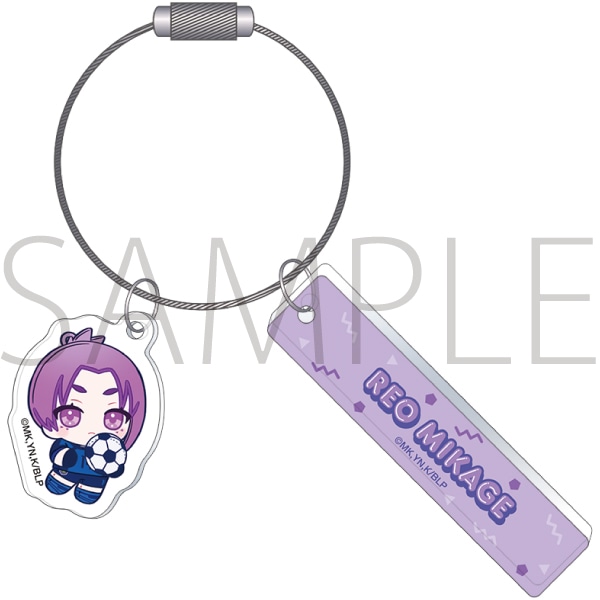 【ムービック】ブルーロック2期 2連アクリルキーホルダー/御影 玲王 ぬいパル すきっぷ