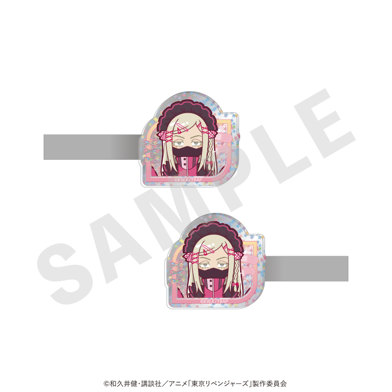 【coly】東京リベンジャーズ ミニキャラ キラキラアクリルヘアクリップセット メイドジャージver.（三途 春千夜）