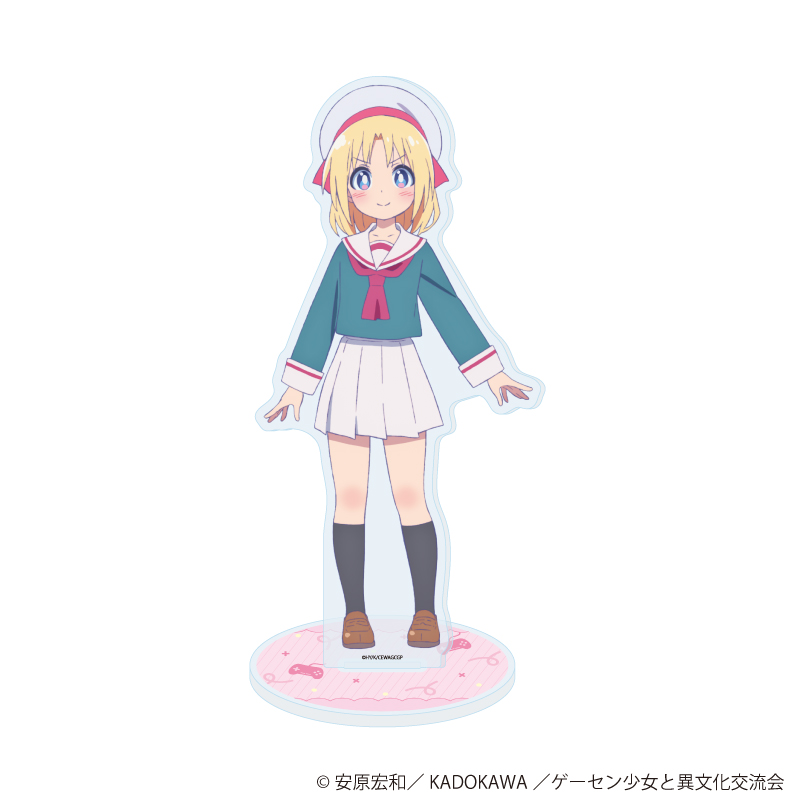 【A3】アクリルスタンド「TVアニメ『ゲーセン少女と異文化交流』」01/A（公式イラスト）