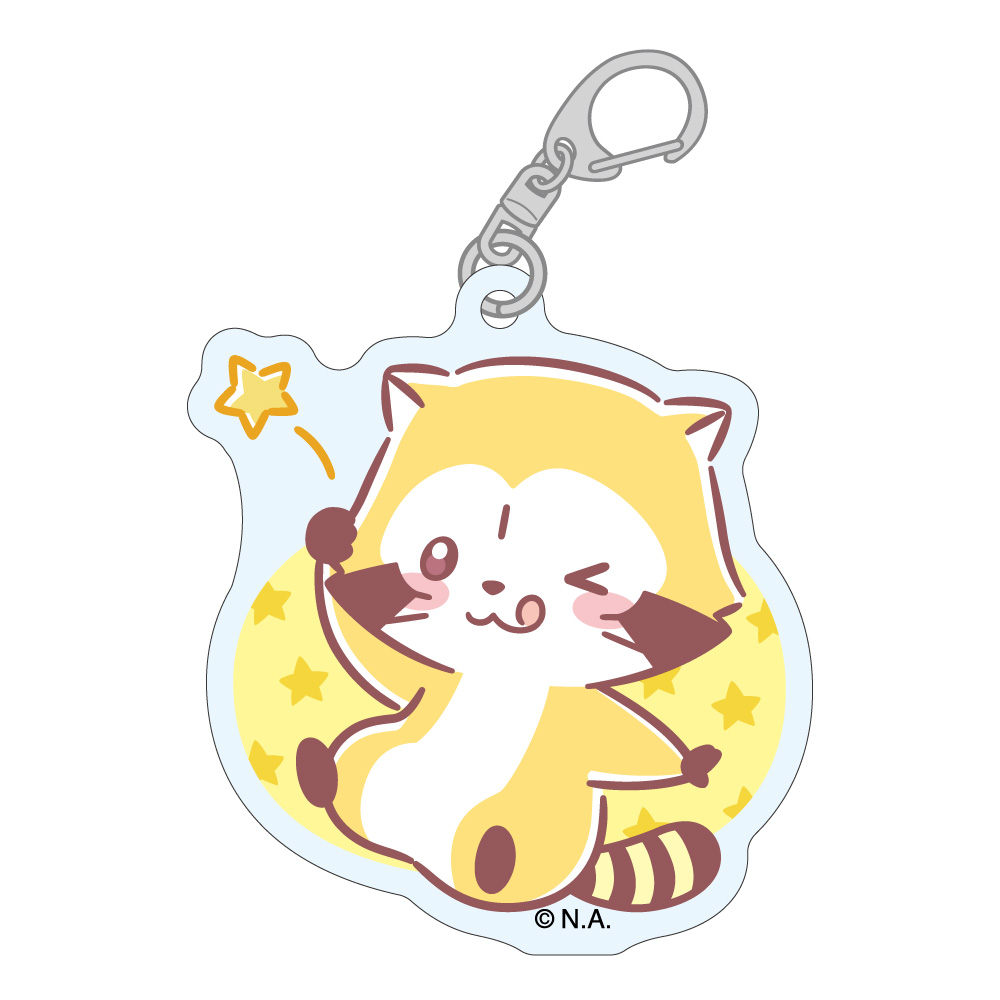 【みどびよ！】ラスカル あまえ上手ver. アクリルキーホルダー C