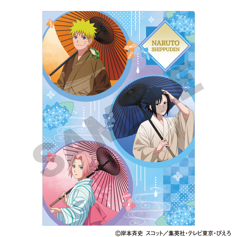 【クラックス】NARUTO-ナルト- 疾風伝 シングルクリアファイル ナルト&サスケ&サクラ 五月雨
