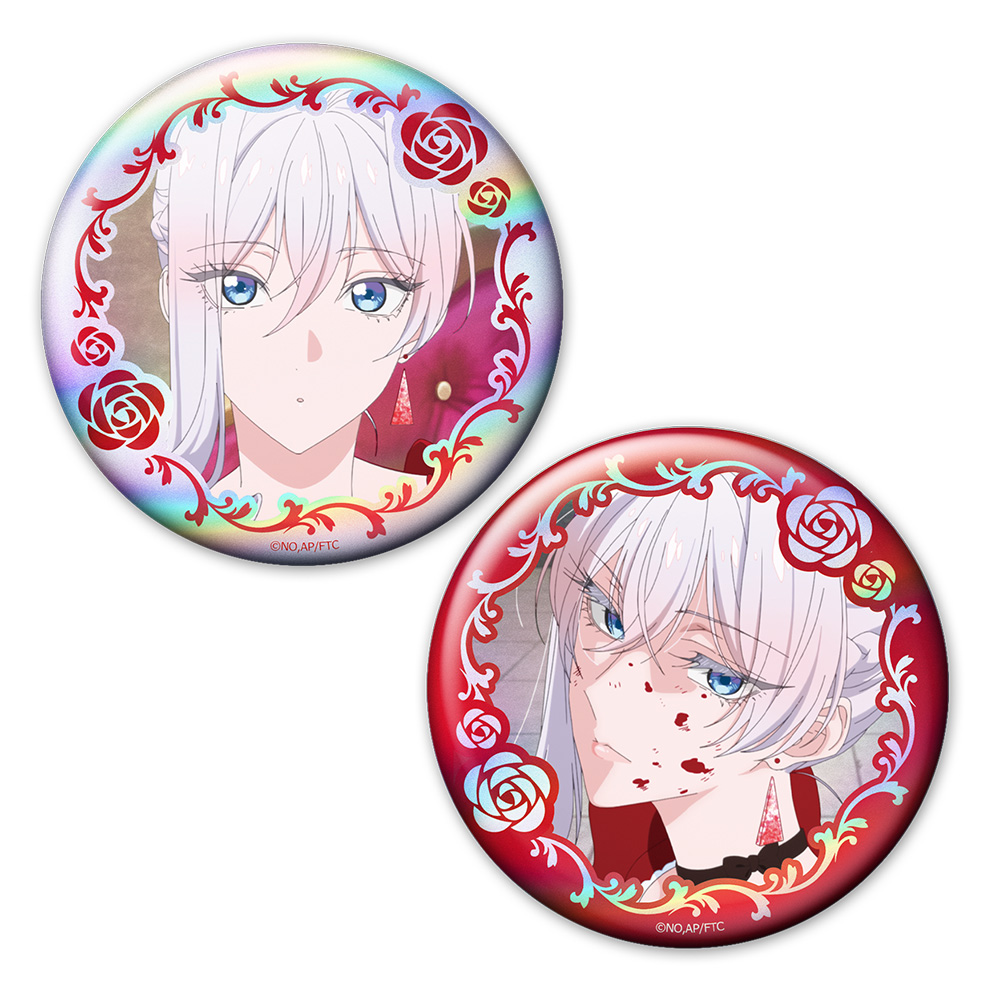 【アズメーカー】最後にひとつだけお願いしてもよろしいでしょうか ホログラム缶バッジ2個セット