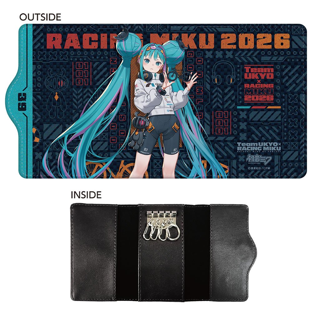 【キャラバン】レーシングミク 2026 TEAM UKYO 応援Ver. キーケース