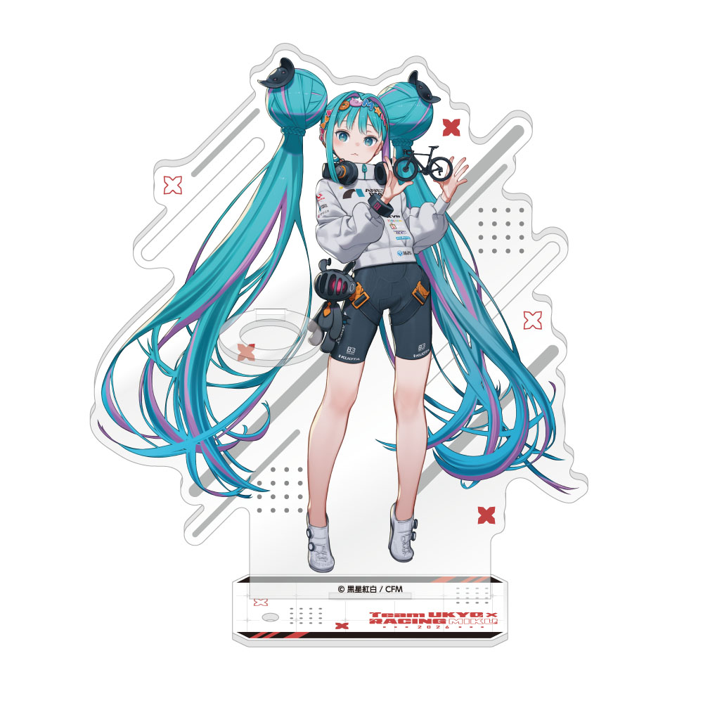 【キャラバン】レーシングミク 2026 TEAM UKYO 応援Ver. アクリルペンスタンド