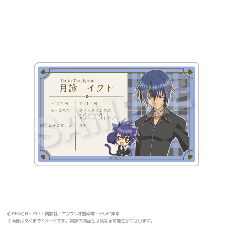 【ステラノーツ】しゅごキャラ！ プロフィールカード 月詠イクト