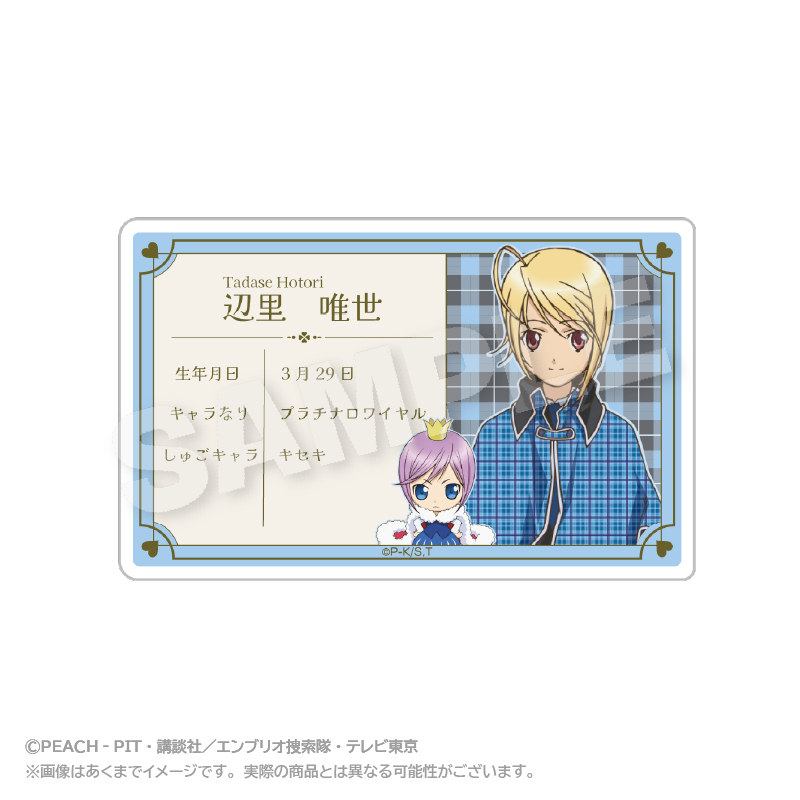 【ステラノーツ】しゅごキャラ！ プロフィールカード 辺里唯世