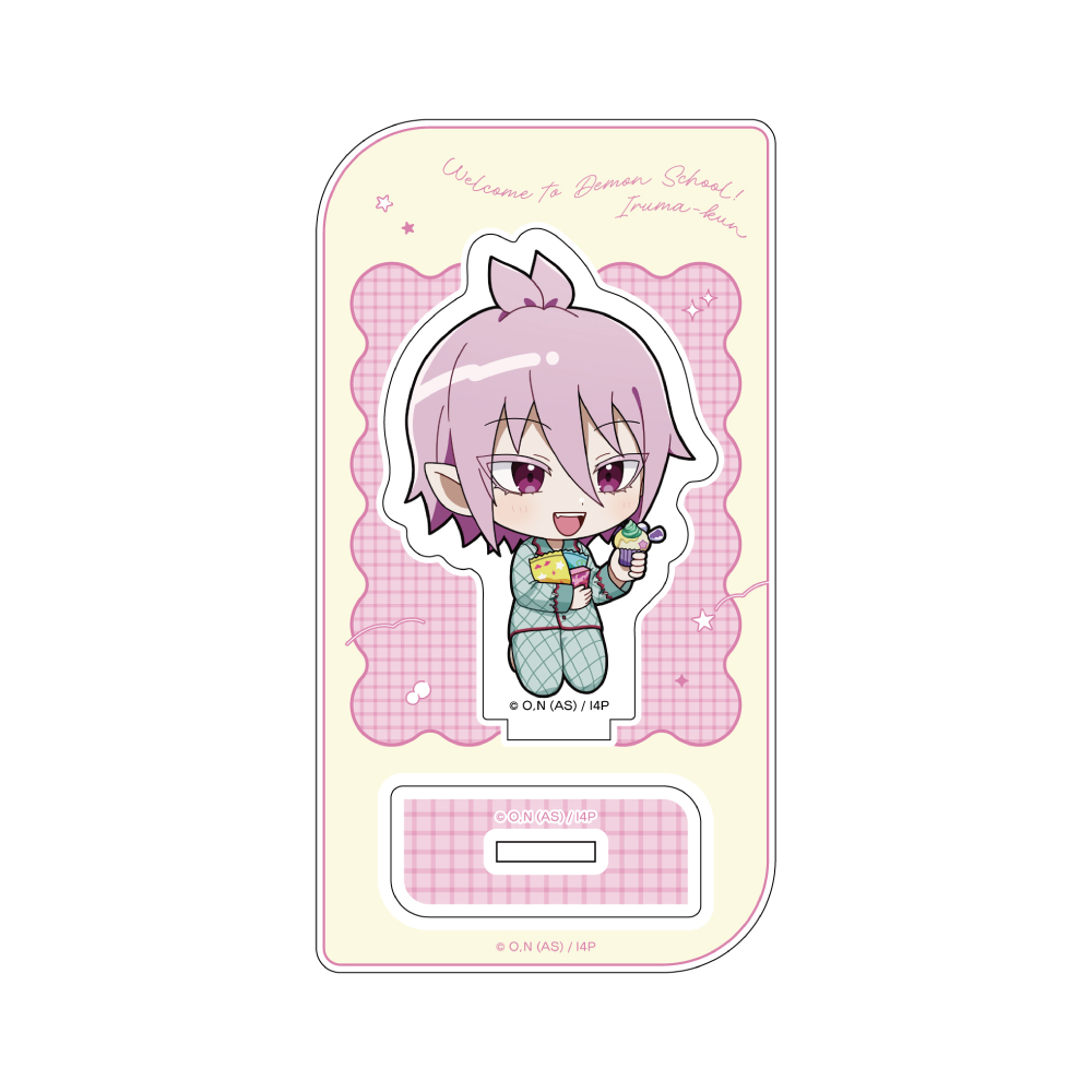 【Parflette】魔入りました！入間くん ミニキャラアクリルスタンド（アスモデウス・アリス/パジャマパーティー）