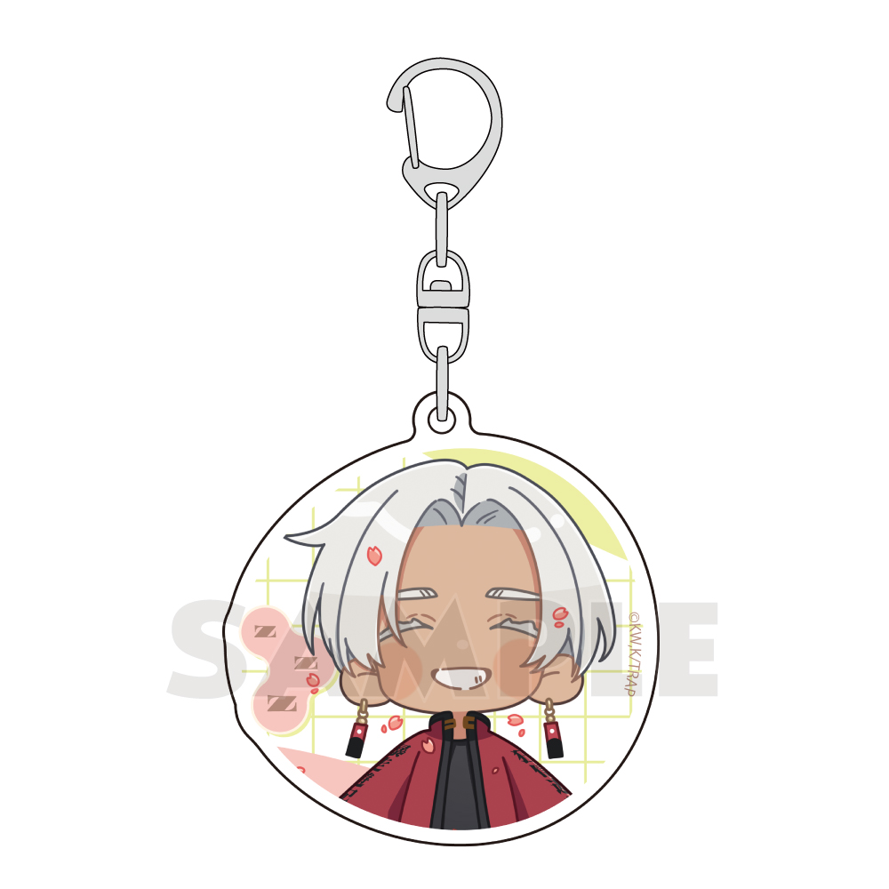 【Parflette】東京リベンジャーズ アクリルキーホルダー（黒川 イザナ/お花見）