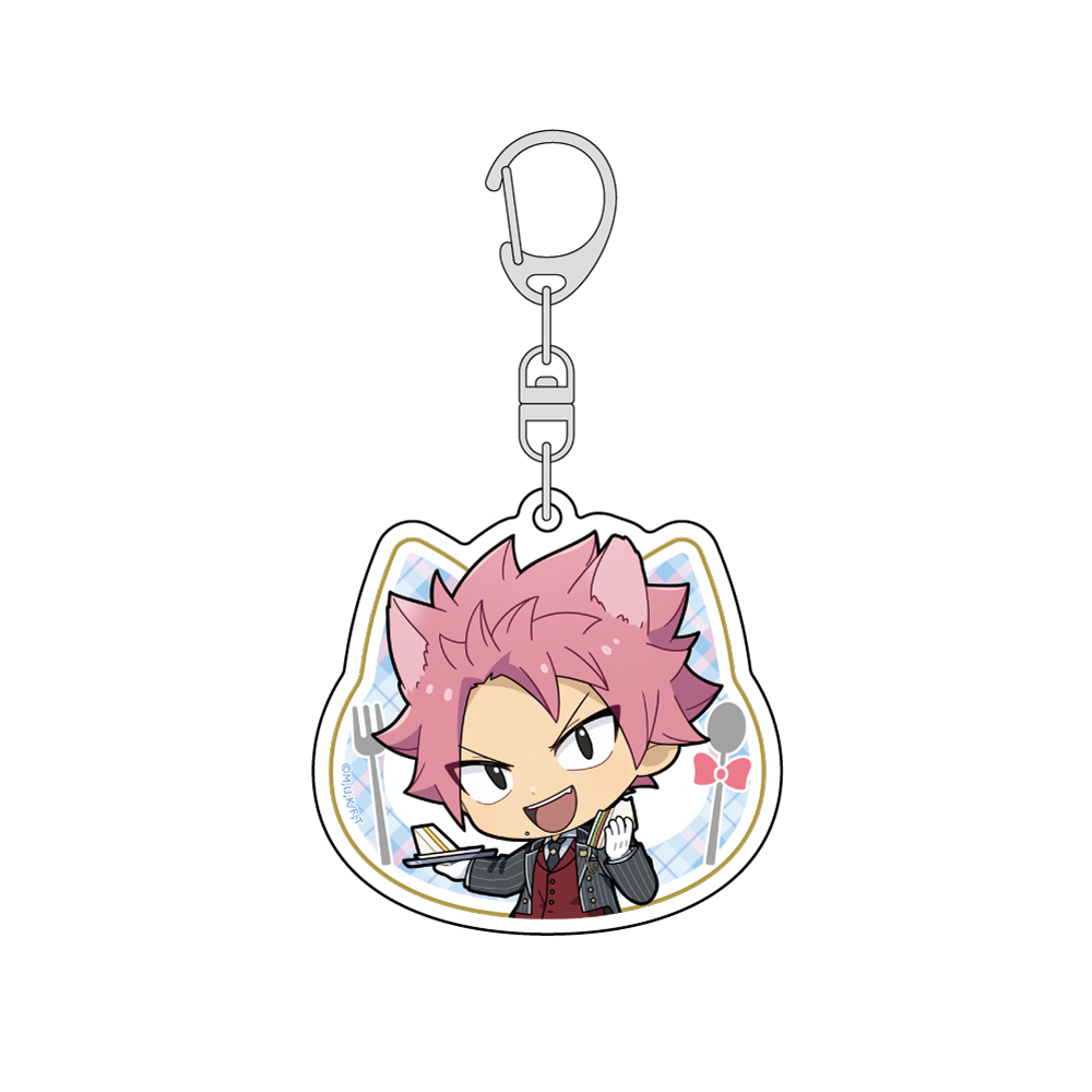 【Parflette】FAIRY TAIL 100年クエスト アクリルキーホルダー（ナツ/猫耳給仕服）