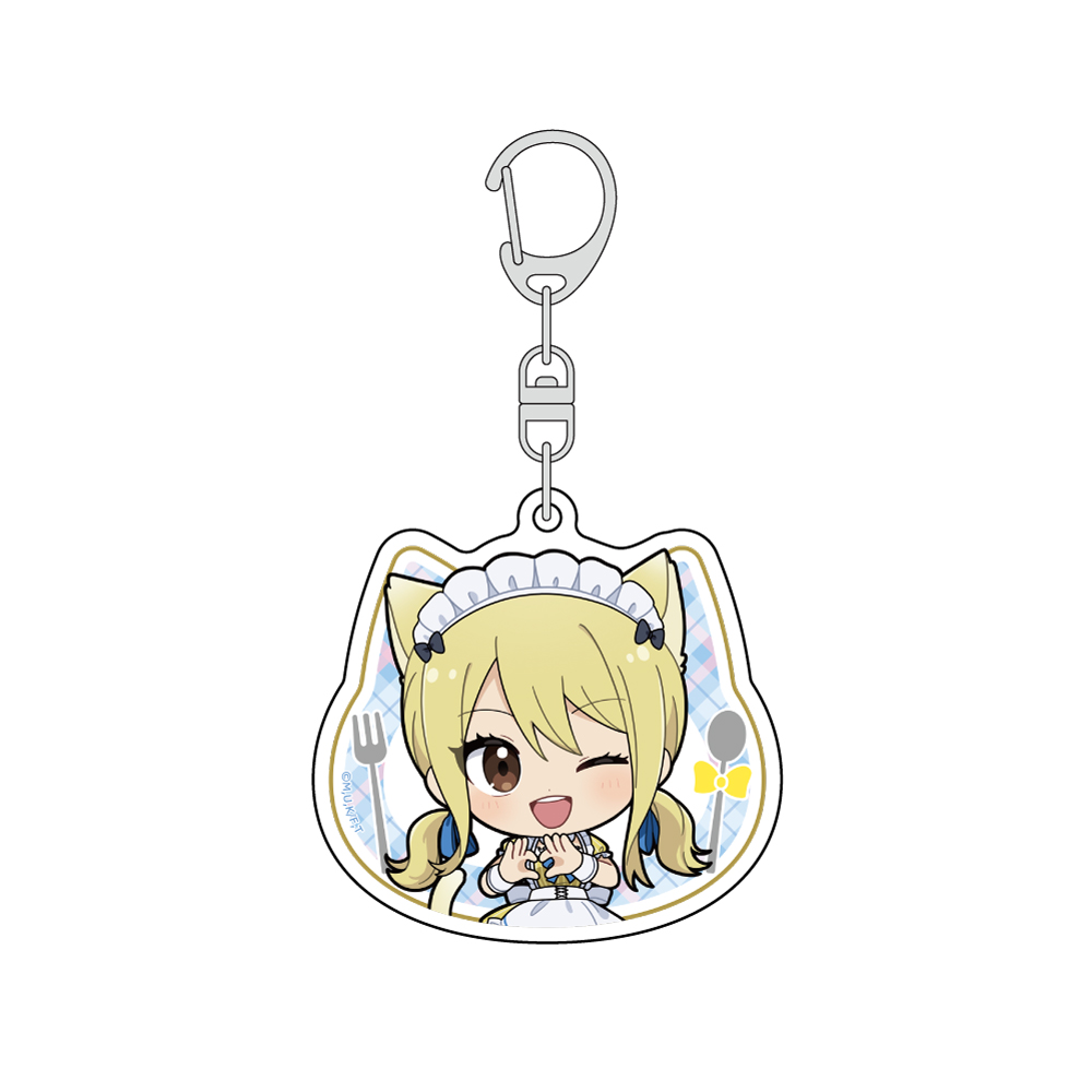 【Parflette】FAIRY TAIL 100年クエスト アクリルキーホルダー（ルーシィ/猫耳給仕服）