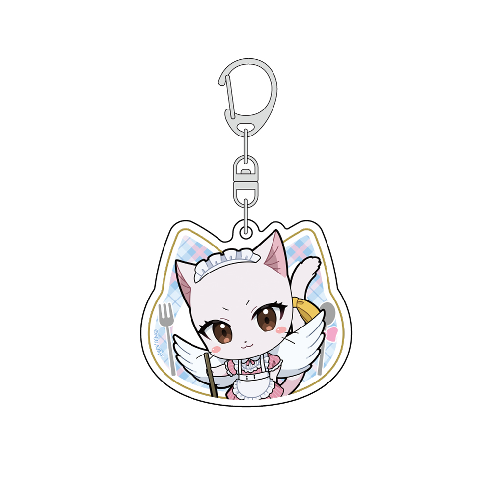 【Parflette】FAIRY TAIL 100年クエスト アクリルキーホルダー（シャルル/猫耳給仕服）