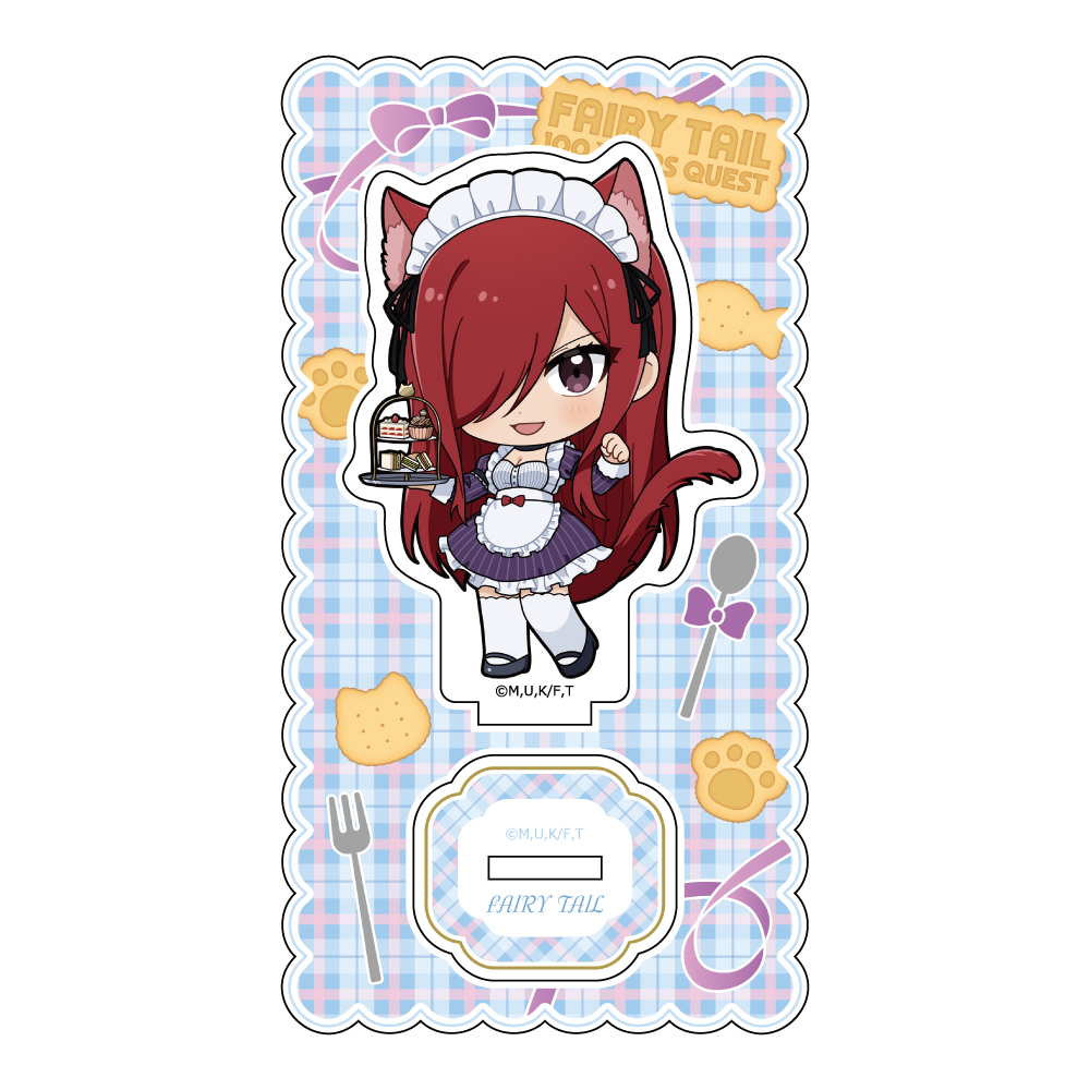 【Parflette】FAIRY TAIL 100年クエスト アクリルスタンド（エルザ/猫耳給仕服）